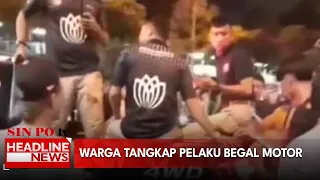 Warga Tangkap Pelaku Begal Motor