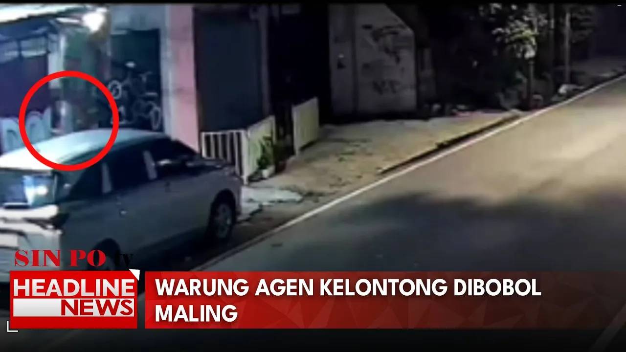 Warung agen kelontong dibobol maling