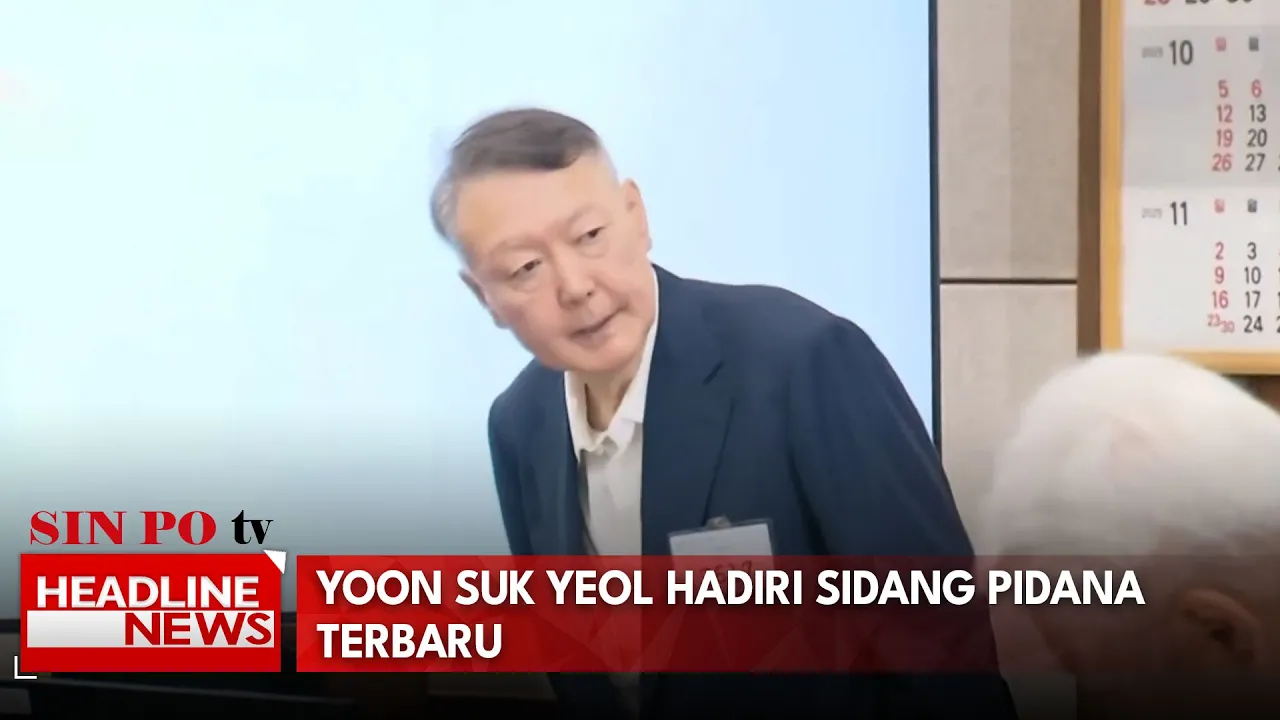 Yoon Suk Yeol Hadiri Sidang Pidana Terbaru