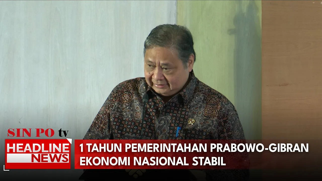 1 Tahun Pemerintahan Prabowo-Gibran Ekonomi Nasional Stabil