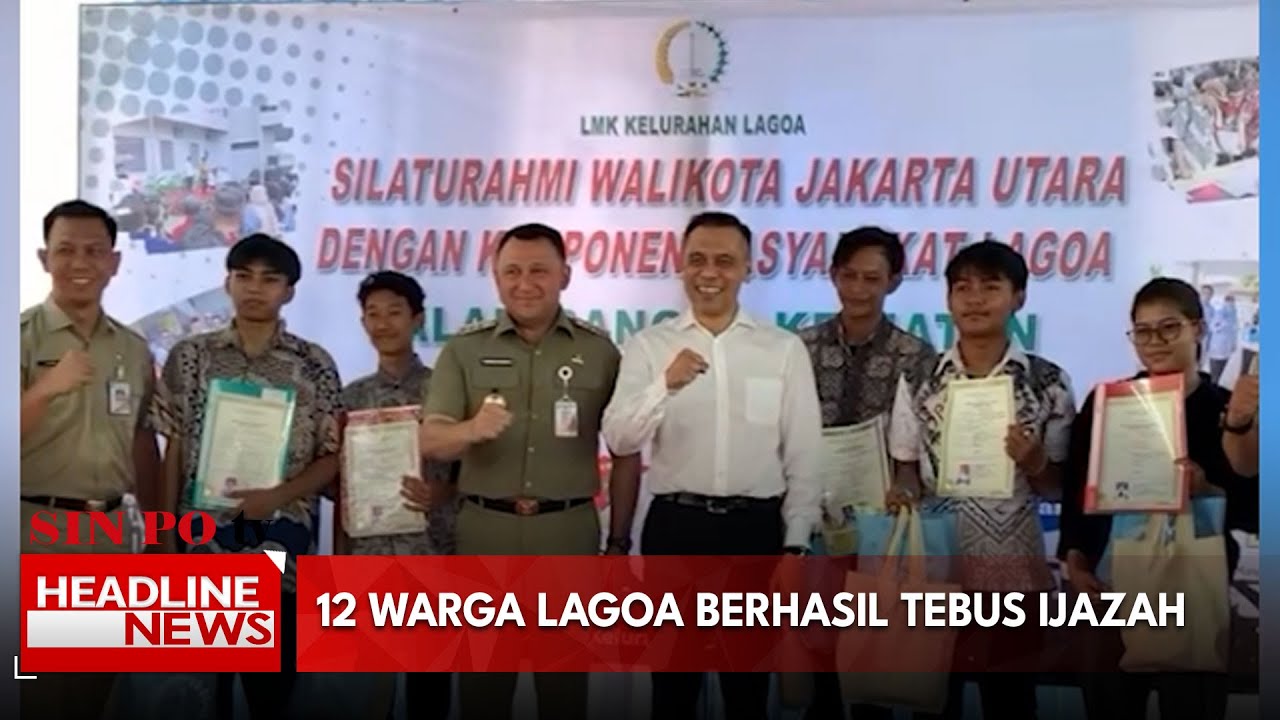 12 Warga Lagoa Berhasil Tebus Ijazah