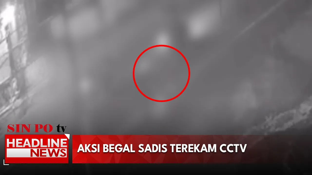 Aksi Begal Sadis Terekam CCTV