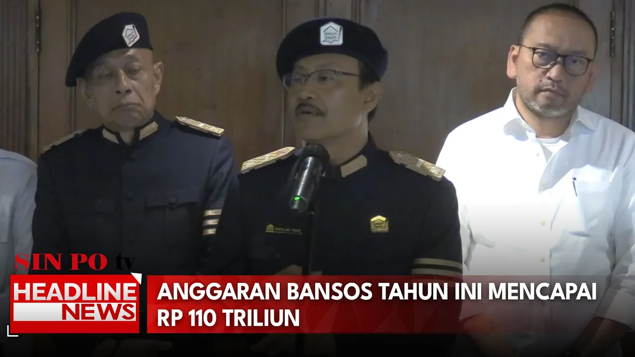 Anggaran Bansos Tahun Ini Mencapai RP 110 Triliun
