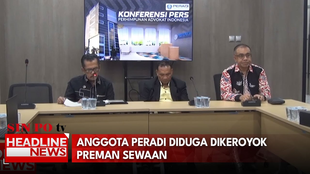 Anggota Peradi Diduga Dikeroyok Preman Sewaan