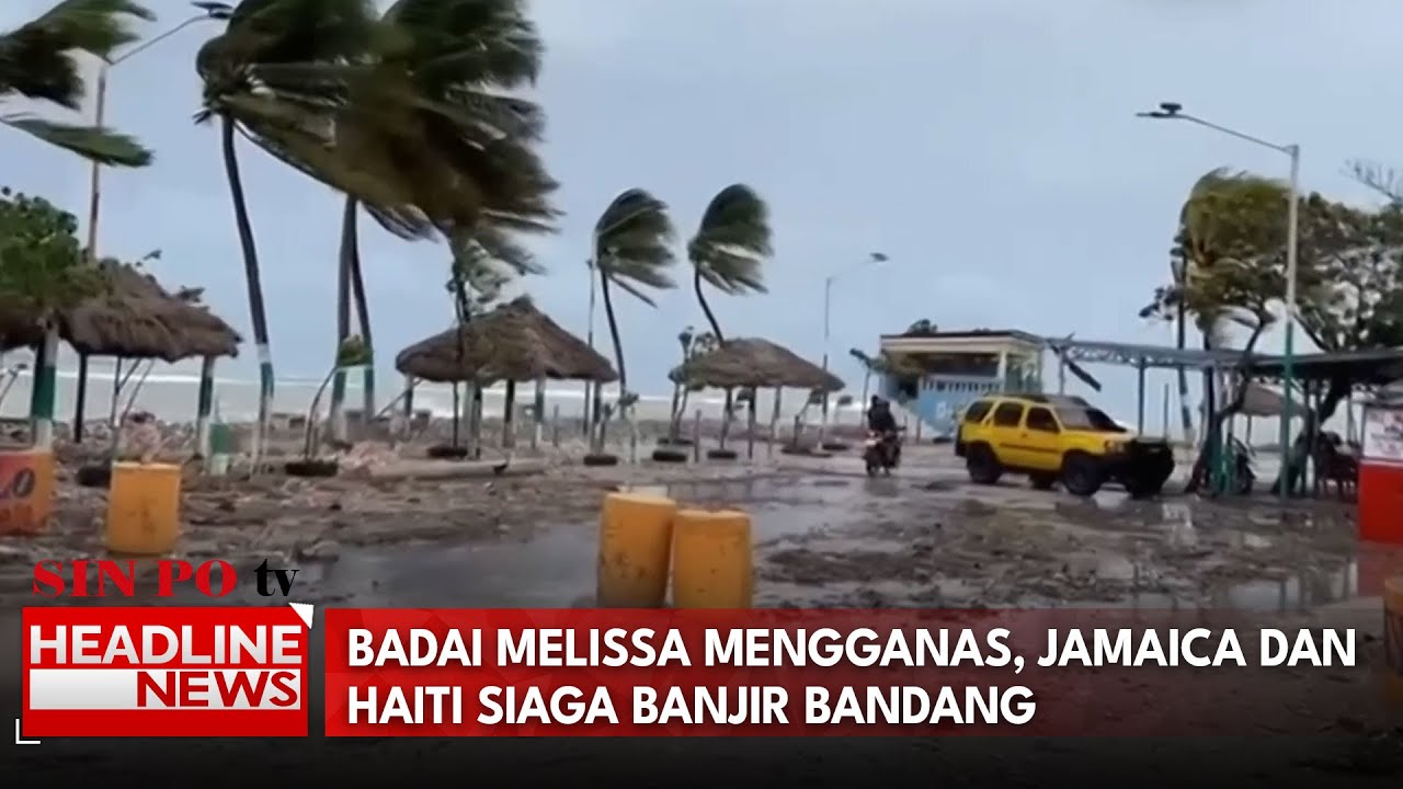 Badai Melissa Mengganas, Jamaica dan Haiti Siaga Banjir Bandang