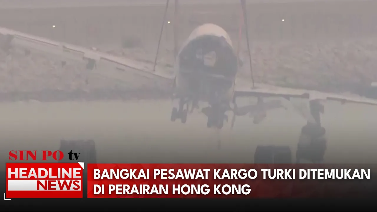 Bangkai Pesawat Kargo Turki Ditemukan Di Perairan Hong Kong