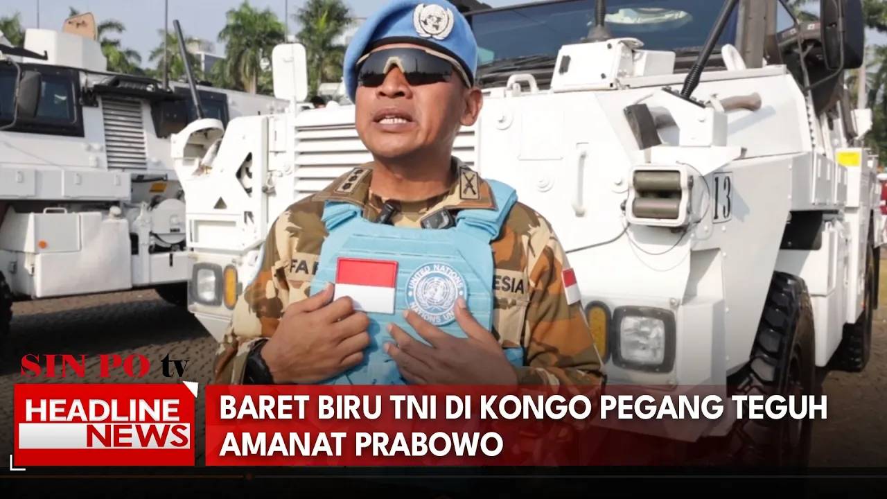 Baret Biru TNI di Kongo Pegang Teguh Amanat Prabowo