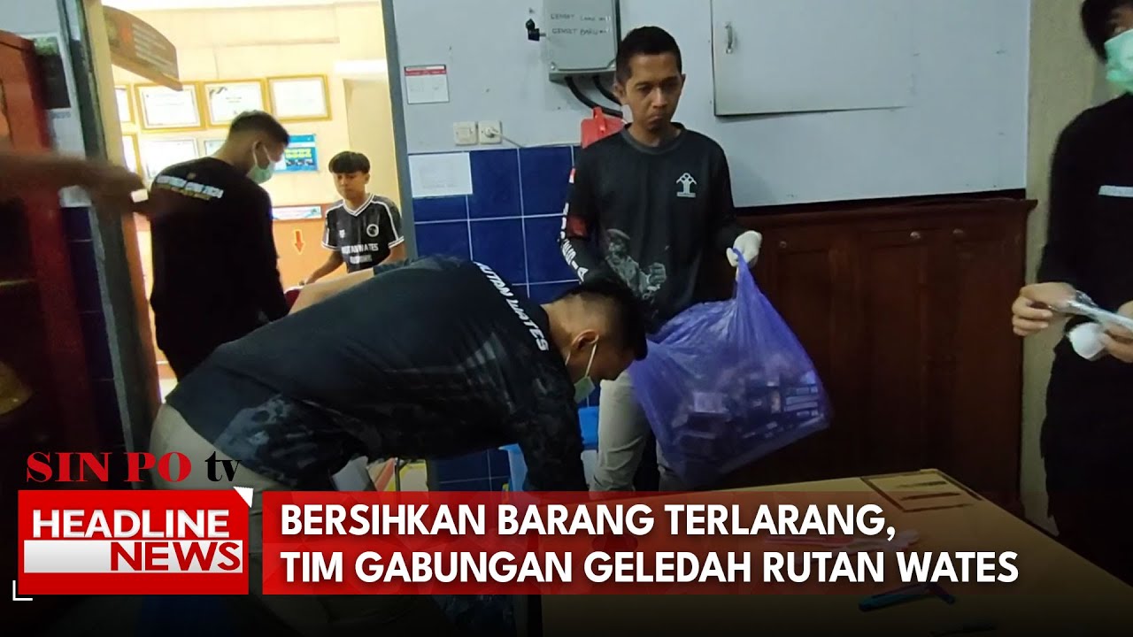 Bersihkan Barang Terlarang, Tim Gabungan Geledah Rutan Wates