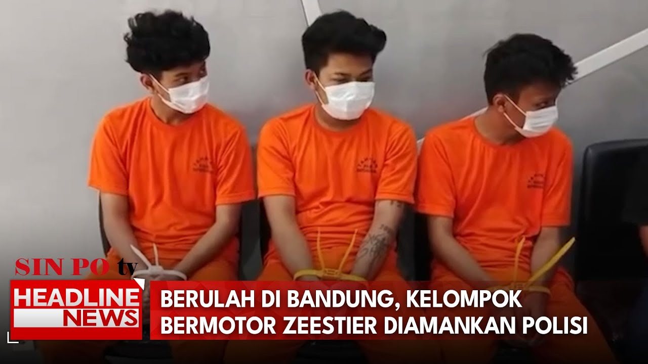 Berulah di Bandung, Kelompok Bermotor Zeestier Diamankan Polisi
