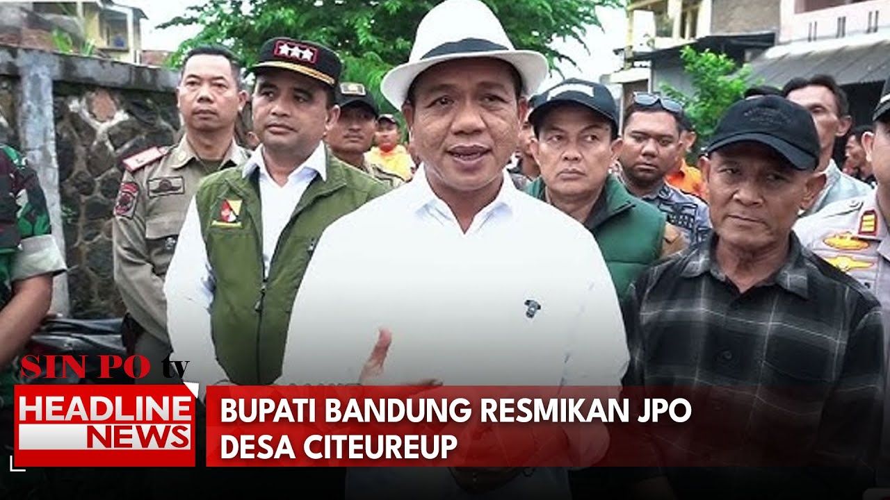 Bupati Bandung Resmikan JPO Desa Citeureup