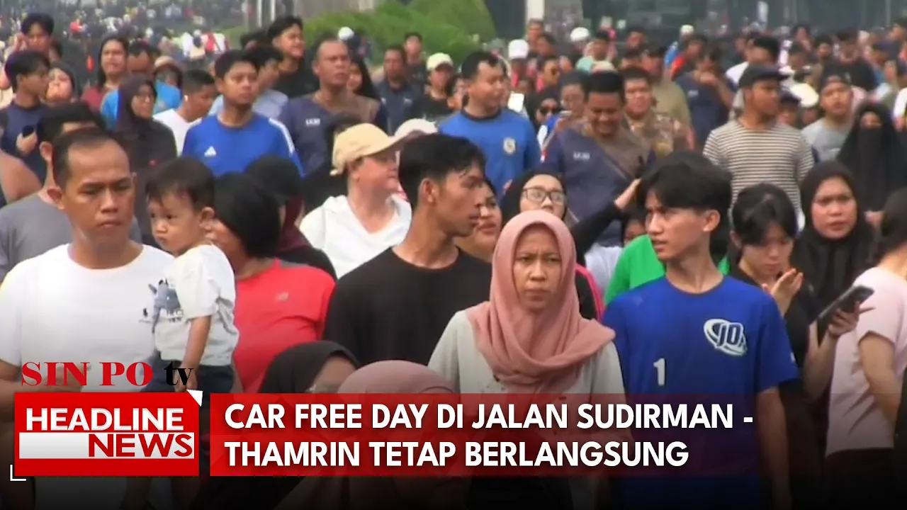 Car Free Day di Jalan Sudirman - Thamrin Tetap Berlangsung Seperti Biasa