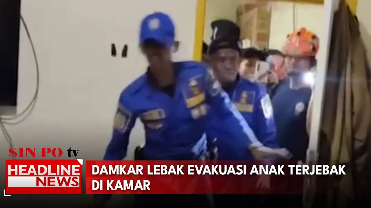 Damkar Lebak Evakuasi Anak Terjebak Di Kamar