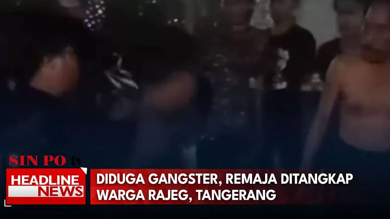 Diduga Gangster, Remaja Ditangkap Warga Rajeg, Tangerang