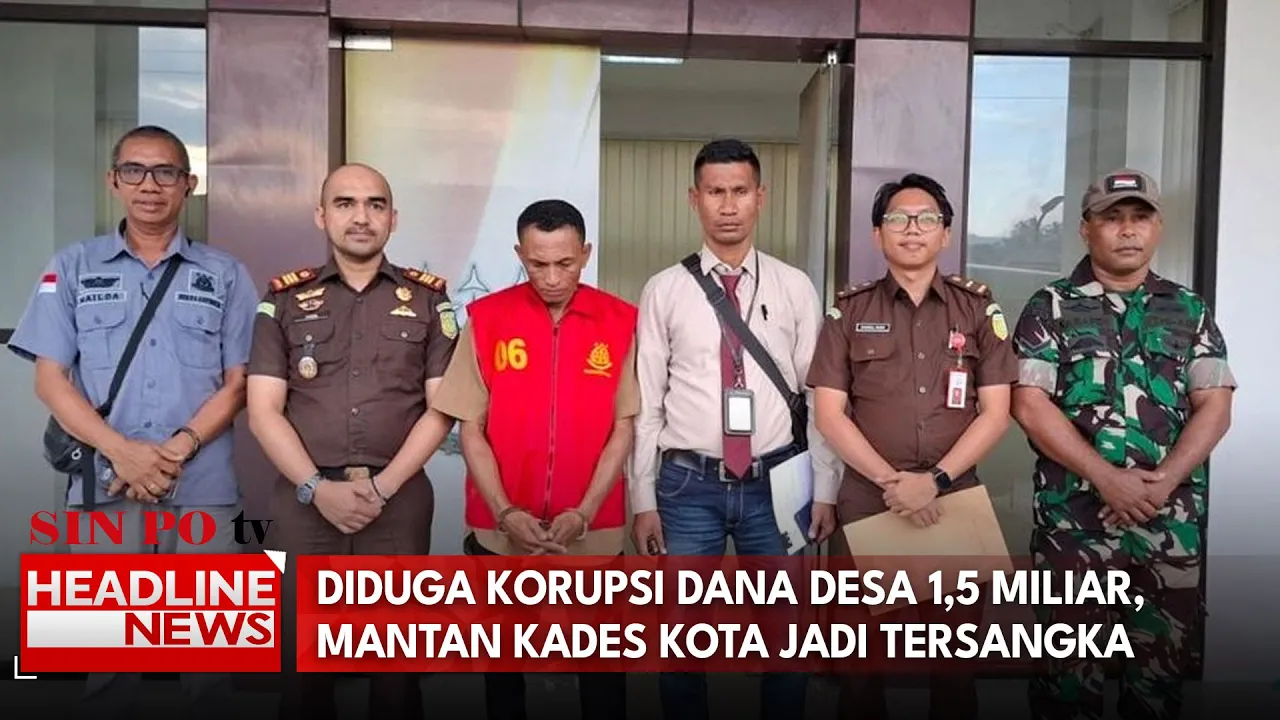 Diduga Korupsi Dana Desa 1,5 Miliar, Mantan Kades Kota Jadi Tersangka