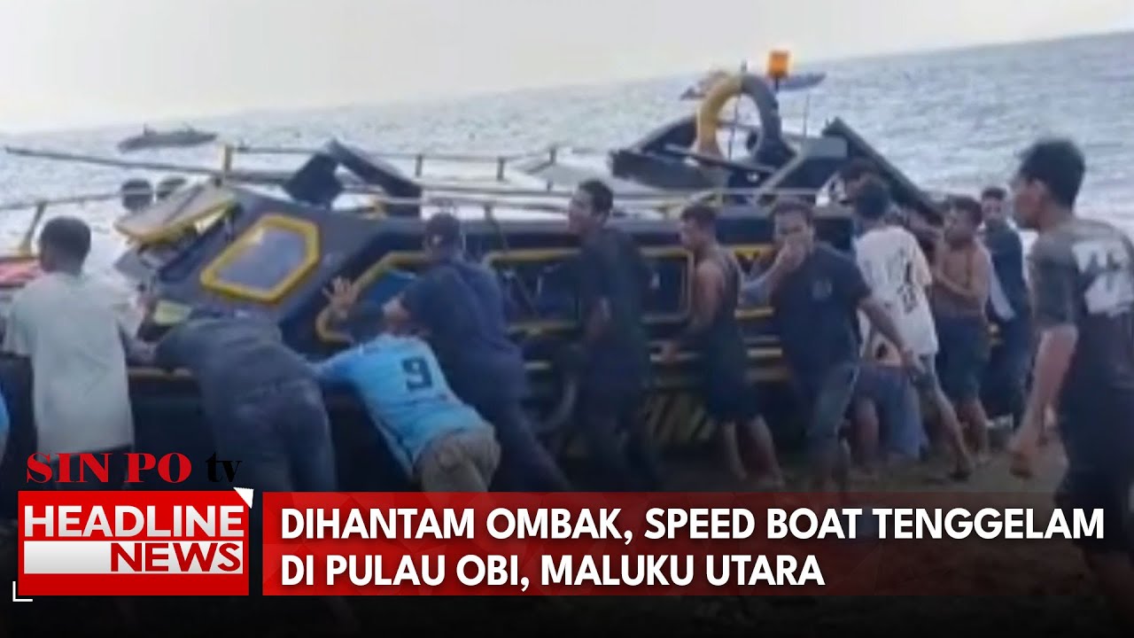 Dihantam Ombak, Speed Boat Tenggelam di Pulau Obi, Maluku Utara