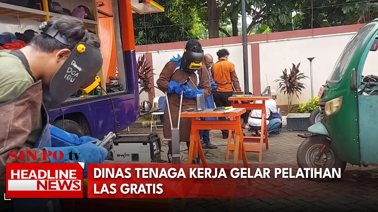Dinas Tenaga Kerja Gelar Pelatihan Las Gratis