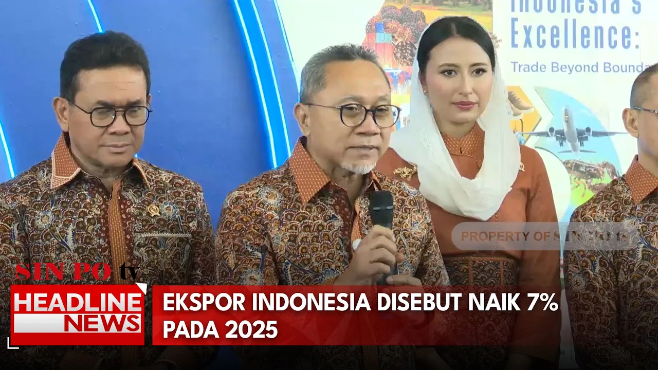 Ekspor Indonesia Disebut Naik 7% Pada 2025