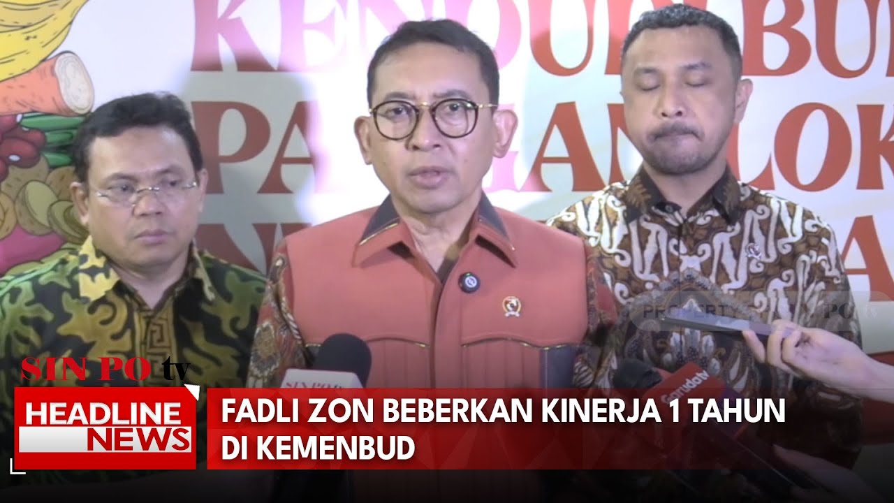 Fadli Zon Beberkan Kinerja 1 Tahun Di Kemenbud