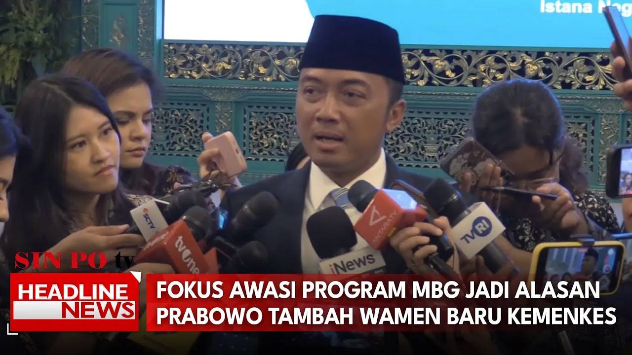 Fokus Awasi Program MBG Jadi Alasan Prabowo Tambah Wamen Baru Di Kemenkes