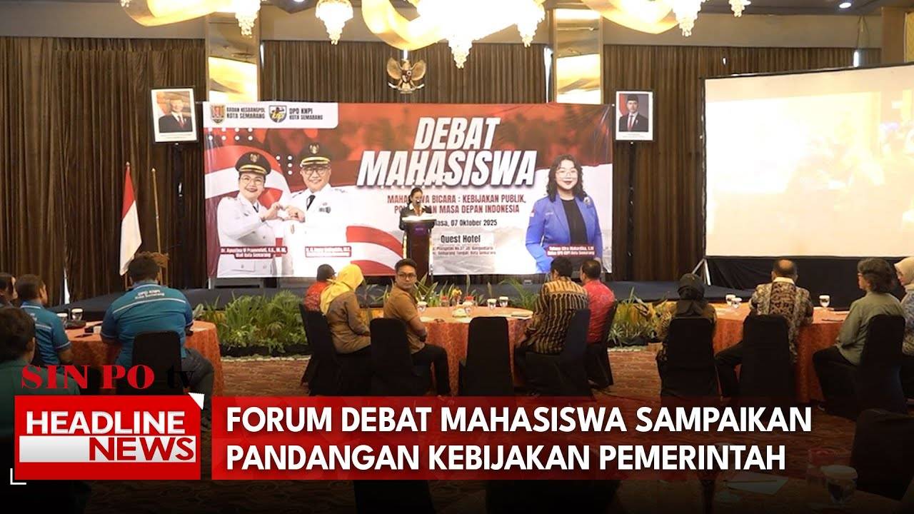 Forum Debat Mahasiswa Sampaikan Pandangan Kebijakan Pemerintah