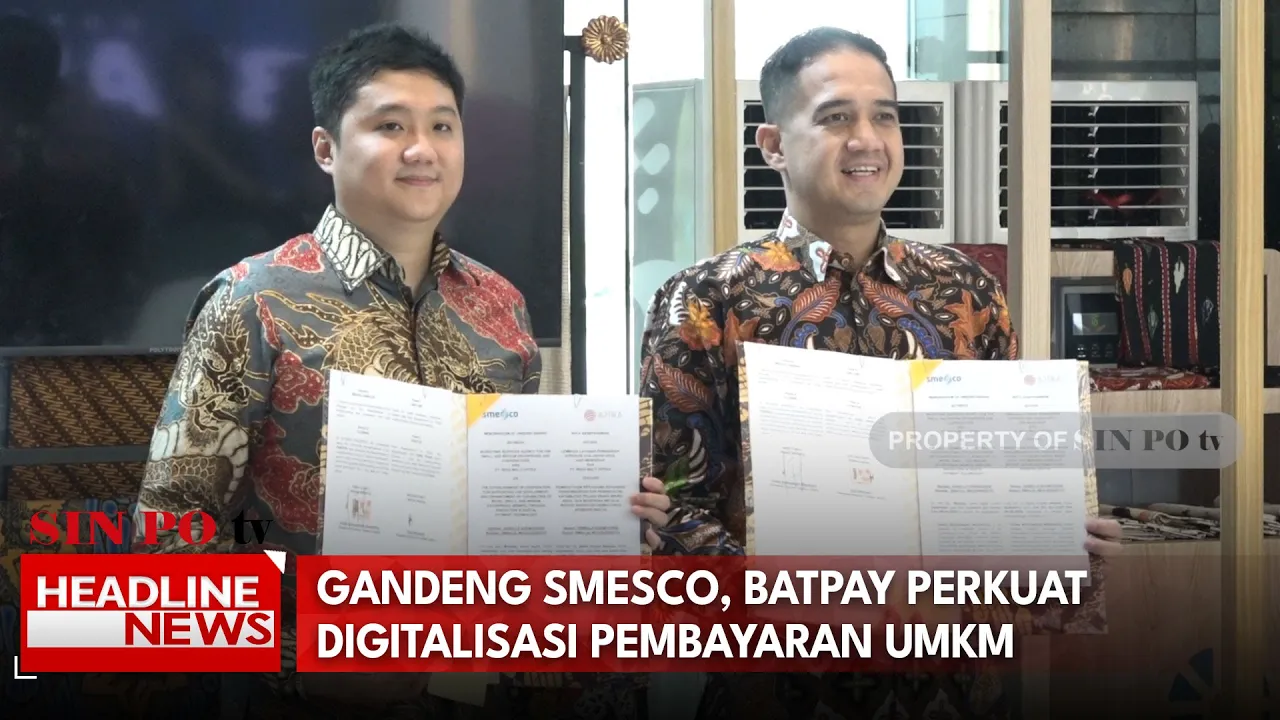 Gandeng Smesco, Batpay Perkuat Digitalisasi Pembayaran UMKM Tanah Air