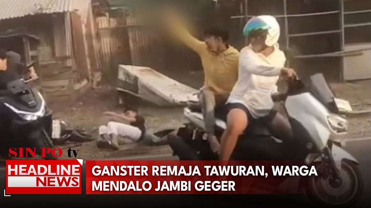 Ganster Remaja Tawuran, Warga Mendalo Jambi Geger