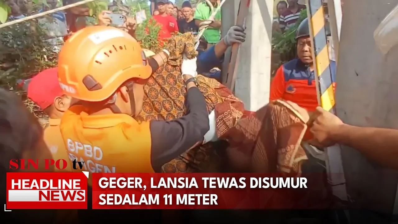 Geger, Lansia Tewas Disumur Sedalam 11 Meter