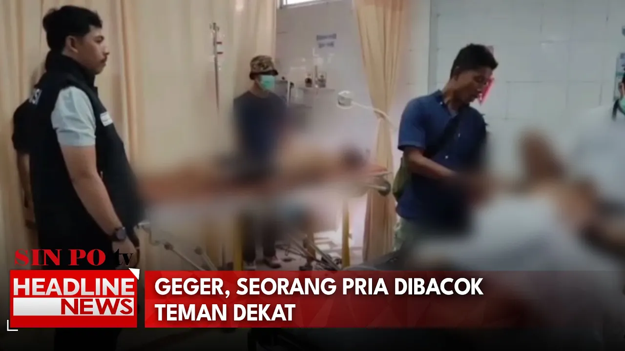 Geger, Seorang Pria Dibacok Teman Dekat