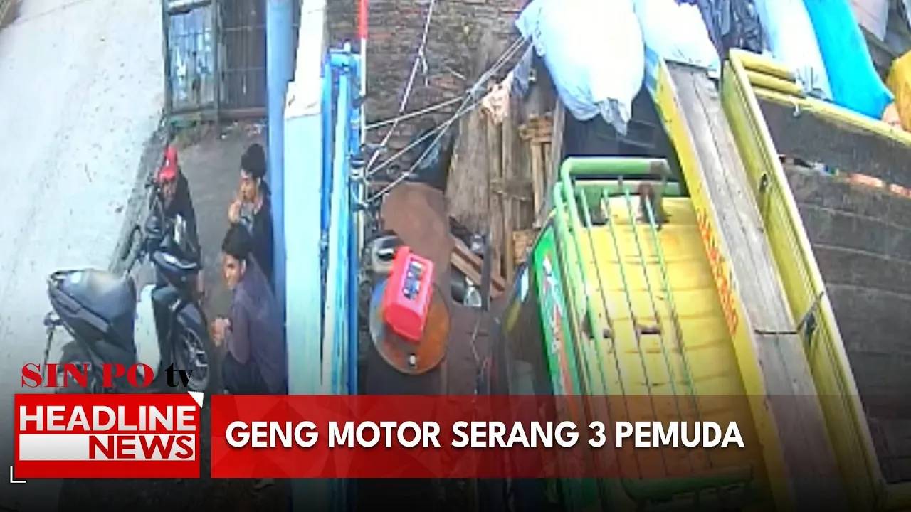 Geng Motor Serang 3 Pemuda