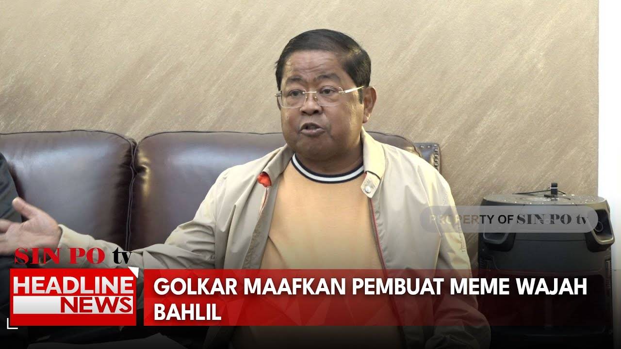 Golkar Maafkan Pembuat Meme Wajah Bahlil
