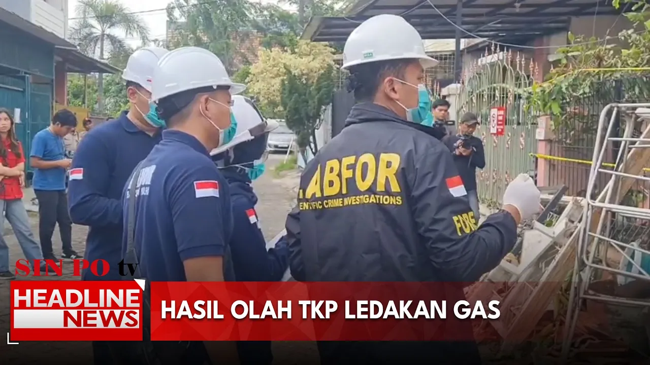 Hasil Olah TKP Ledakan Gas