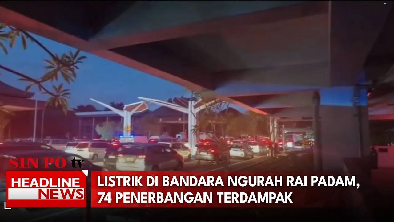 Heboh Listrik Di Bandara Ngurah Rai- Bali Padam Total, 74 Penerbangan Ikut Terdampak