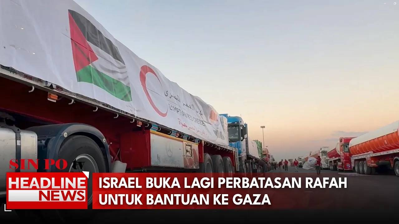 Israel Buka Lagi Perbatasan Rafah Untuk Bantuan Ke Gaza