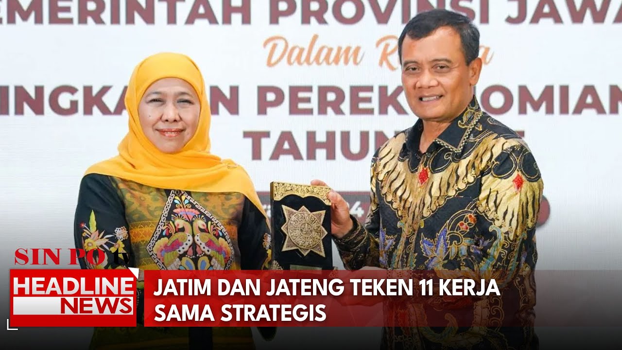Jatim dan Jateng Teken 11 Kerja Sama Strategis