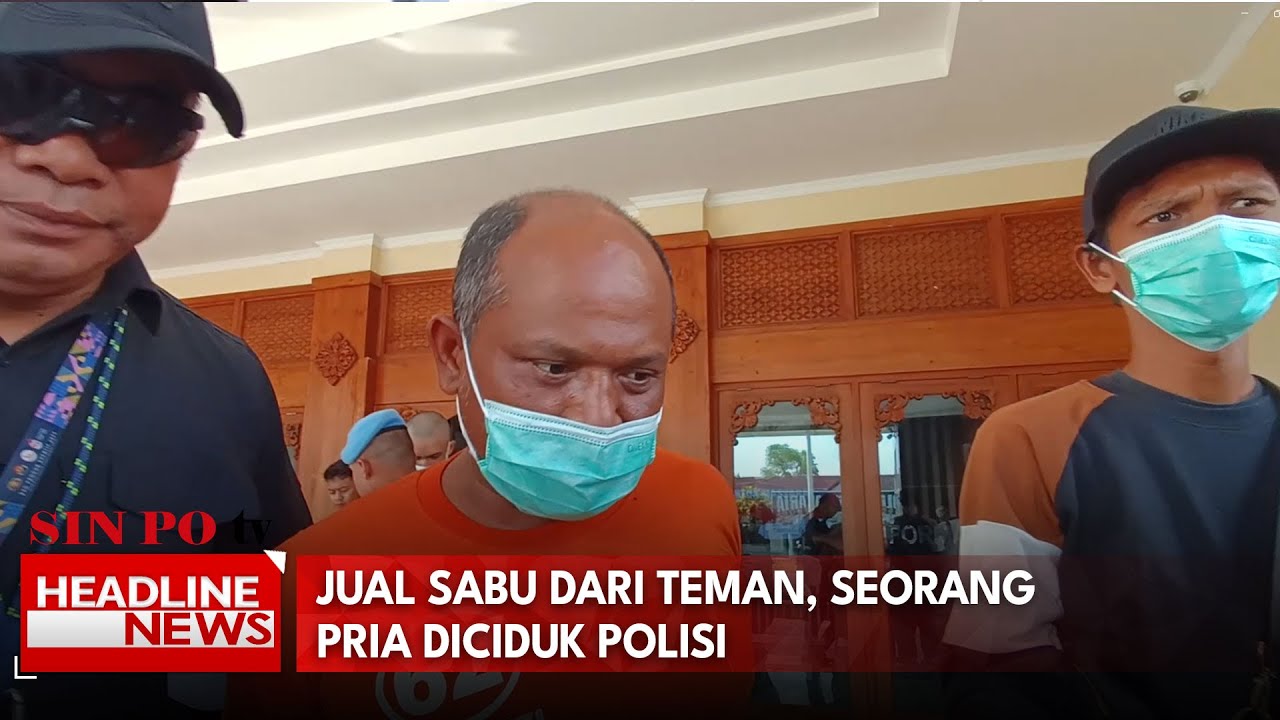 Jual Sabu Dari Teman, Seorang Pria Diciduk Polisi