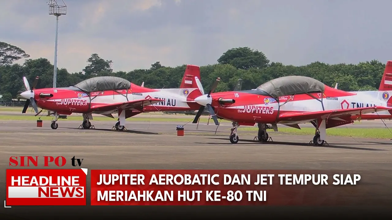 Jupiter Aerobatic Dan Jet Tempur Siap Meriahkan HUT Ke-80 TNI