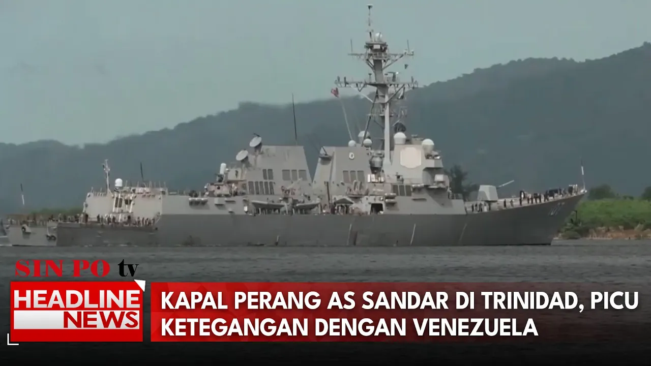 Kapal Perang AS Sandar di Trinidad, Picu Ketegangan dengan Venezuela