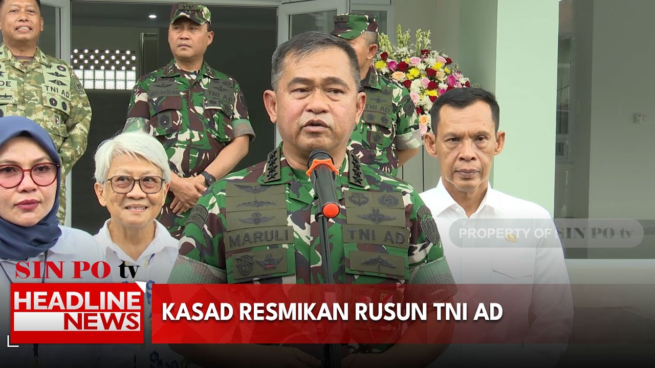 KASAD Resmikan Rusun TNI AD
