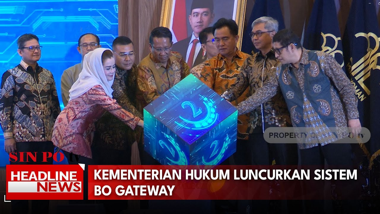 Kementerian Hukum Luncurkan Sistem BO Gateway