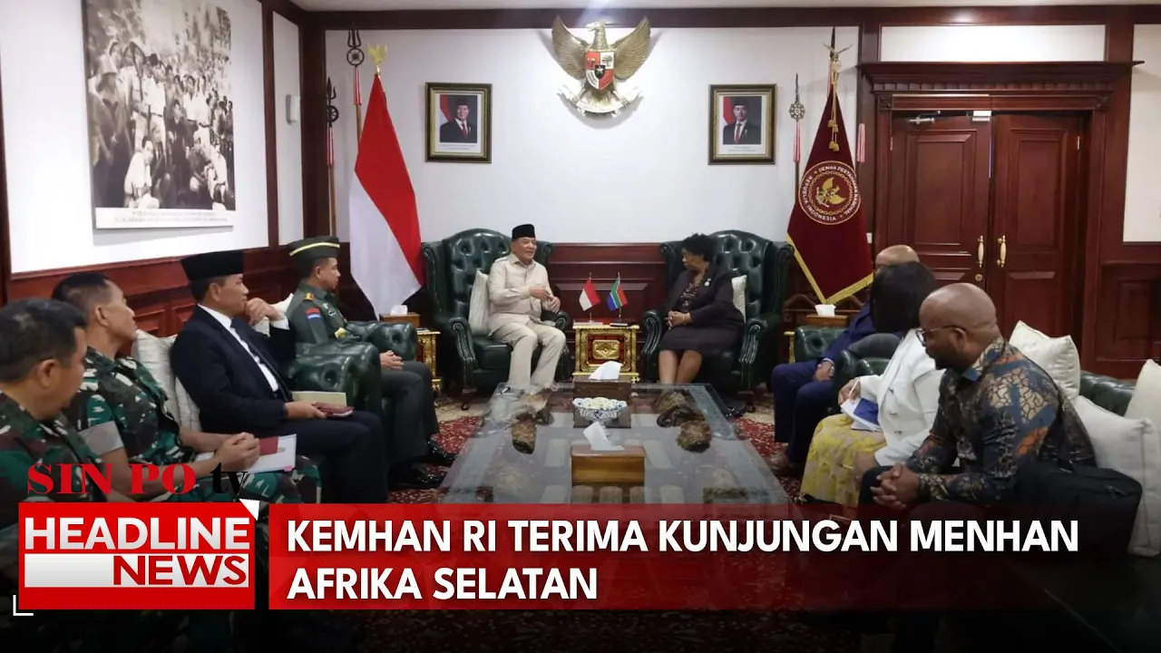 Kemhan RI Terima Kunjungan Menhan Afrika Selatan