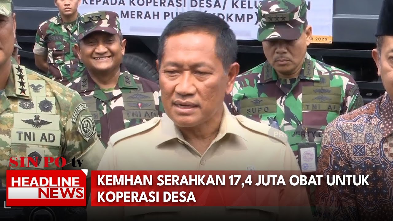 Kemhan Serahkan 17,4 Juta Obat Untuk Koperasi Desa