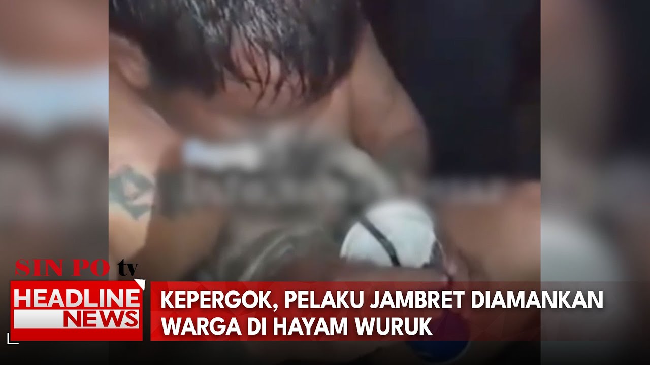 Kepergok, Pelaku Jambret Diamankan Warga Di Hayam Wuruk