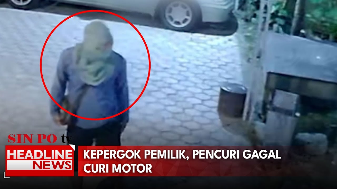 Kepergok Pemilik, Pencuri Gagal Curi Motor