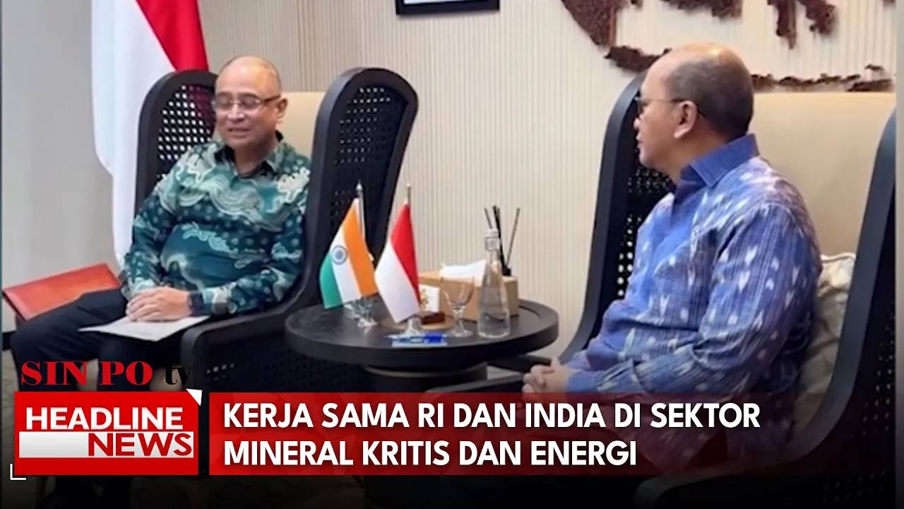 Kerja Sama RI Dan India Di Sektor Mineral Kritis Dan Energi