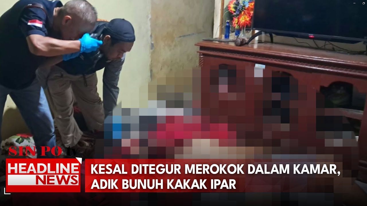 Kesal Ditegur Merokok Dalam Kamar, Adik Bunuh Kakak Ipar