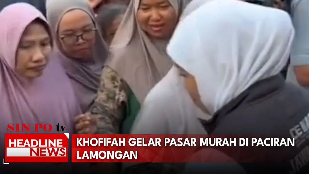 Khofifah Gelar Pasar Murah Di Paciran Lamongan