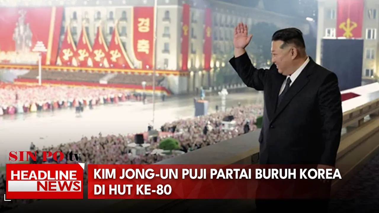 Kim Jong-Un Puji Partai Buruh Korea Di HUT Ke-80