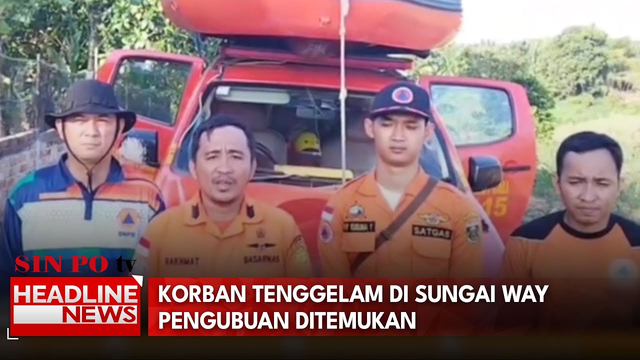 Korban Tenggelam Di Sungai Way Pengubuan Ditemukan