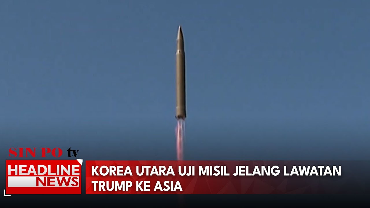 Korea Utara Uji Misil Jelang Lawatan Trump Ke Asia