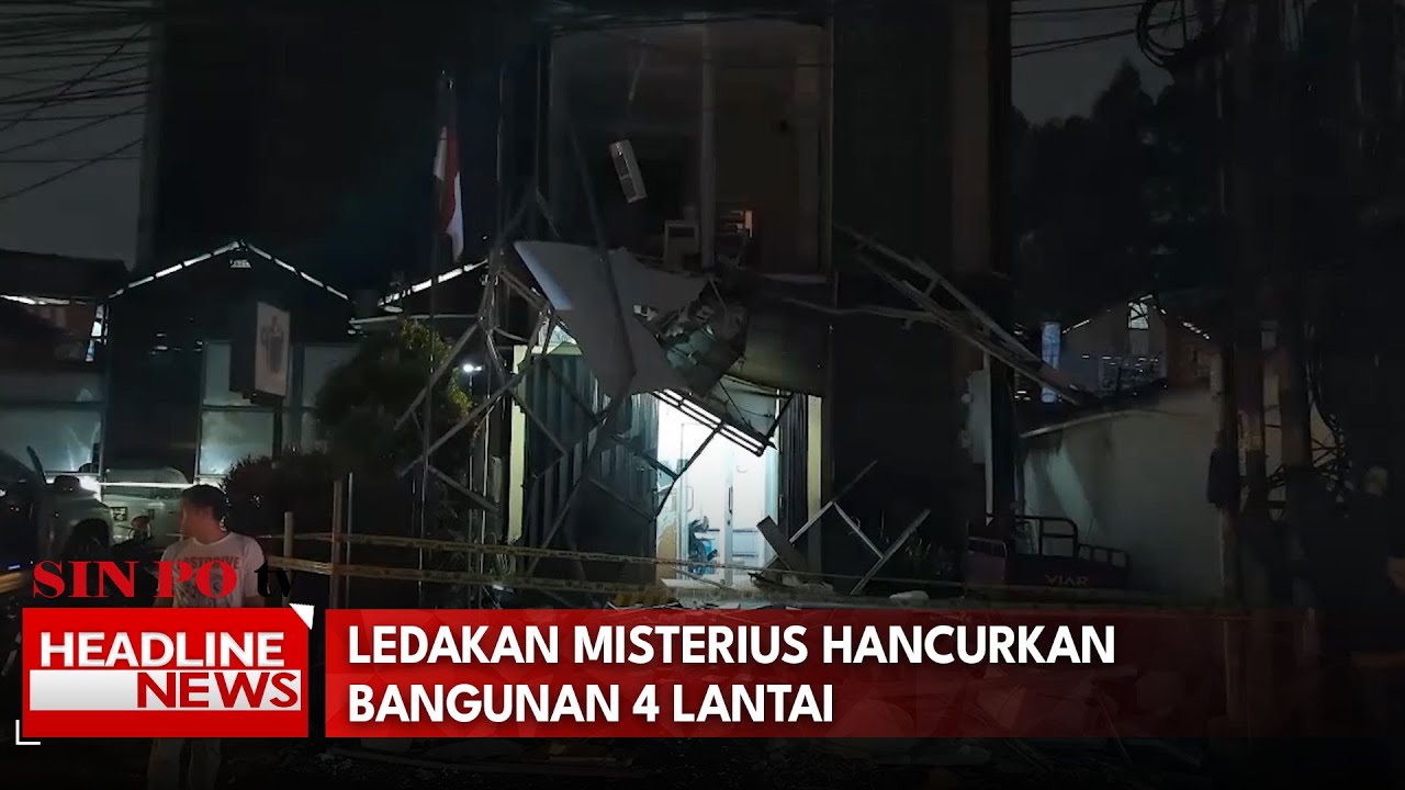 Ledakan Misterius Hancurkan Bangunan 4 Lantai